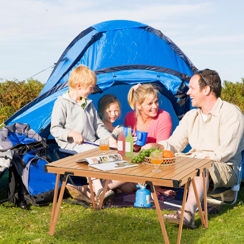 Single Folding Picnic Table 93 - Camp Table Folding 评论和价格