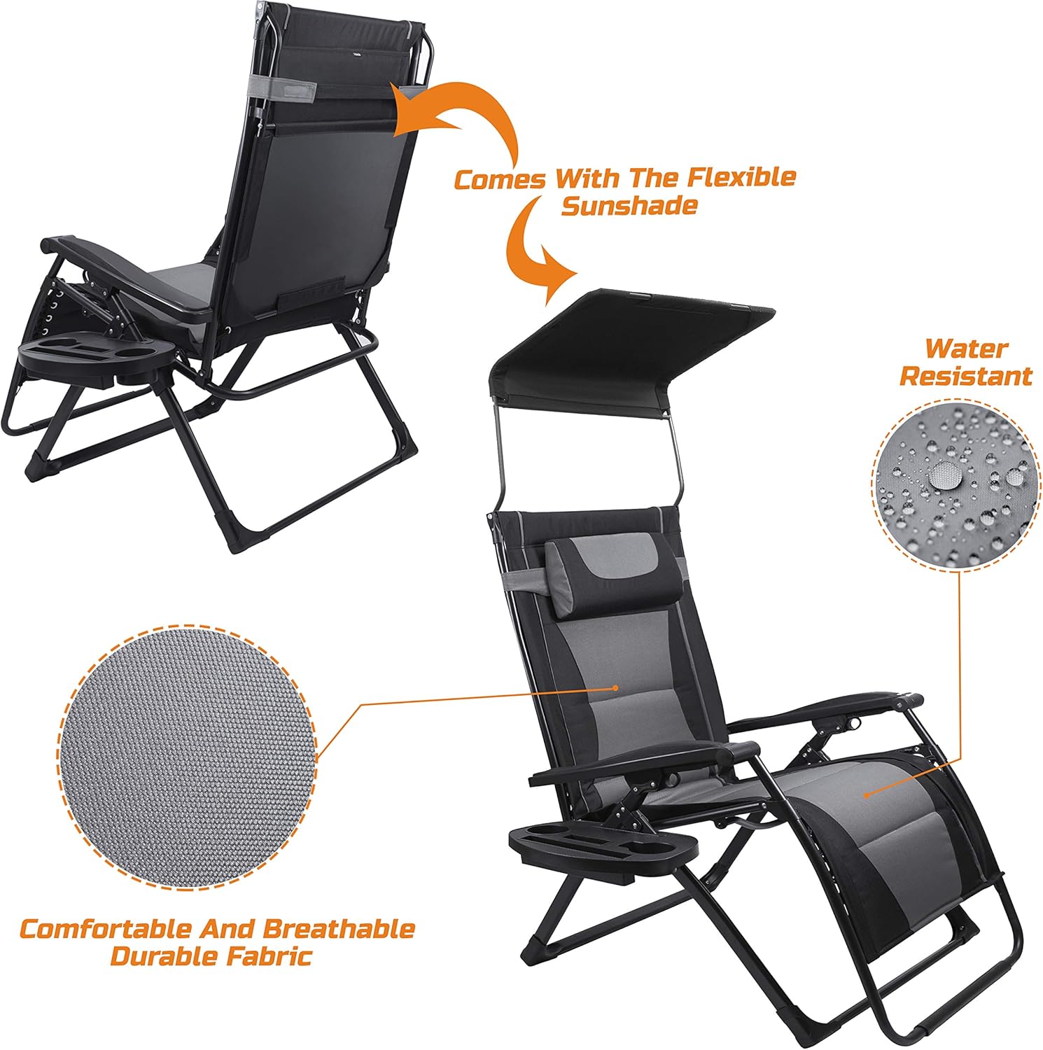 XXL Oversize Recliner Folding  - Outdoor Oversized Camping Chair 评论和价格
