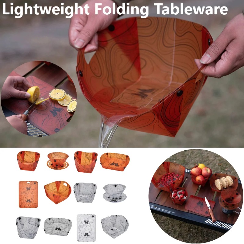 Foldable Camping Tableware Por - Outdoor Camping Kitchen Table 评论和价格