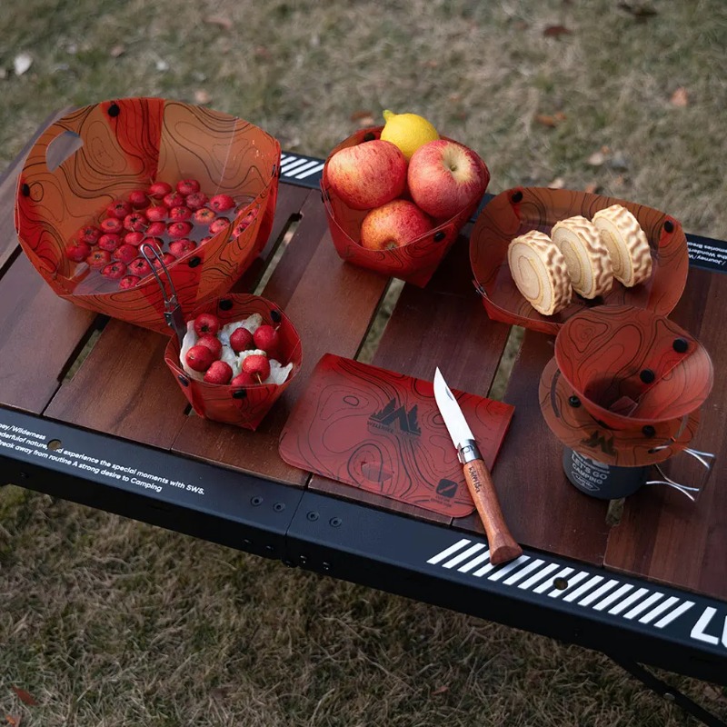 Foldable Camping Tableware Por - Outdoor Camping Kitchen Table 评论和价格